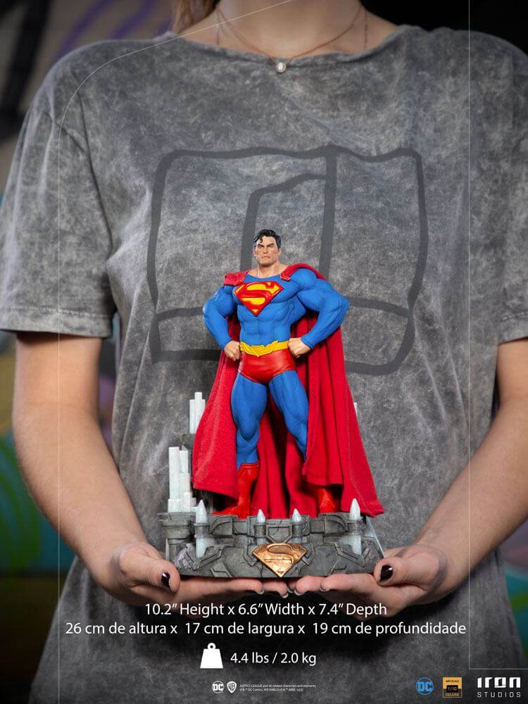 DC Comics Art Scale Statue 1/10 Superman Unleashed Deluxe 26cm - Scale Statue - Iron Studios - Hobby Figures UK