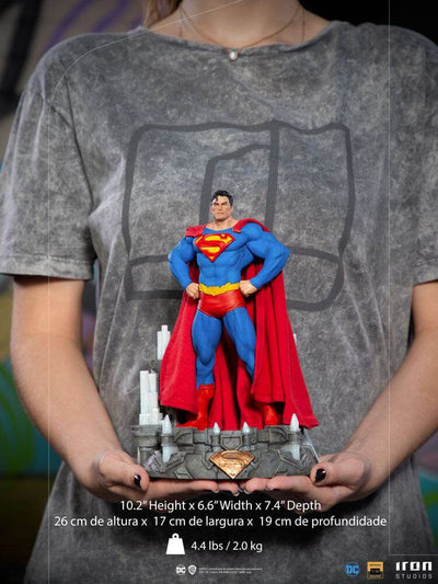 DC Comics Art Scale Statue 1/10 Superman Unleashed Deluxe 26cm - Scale Statue - Iron Studios - Hobby Figures UK