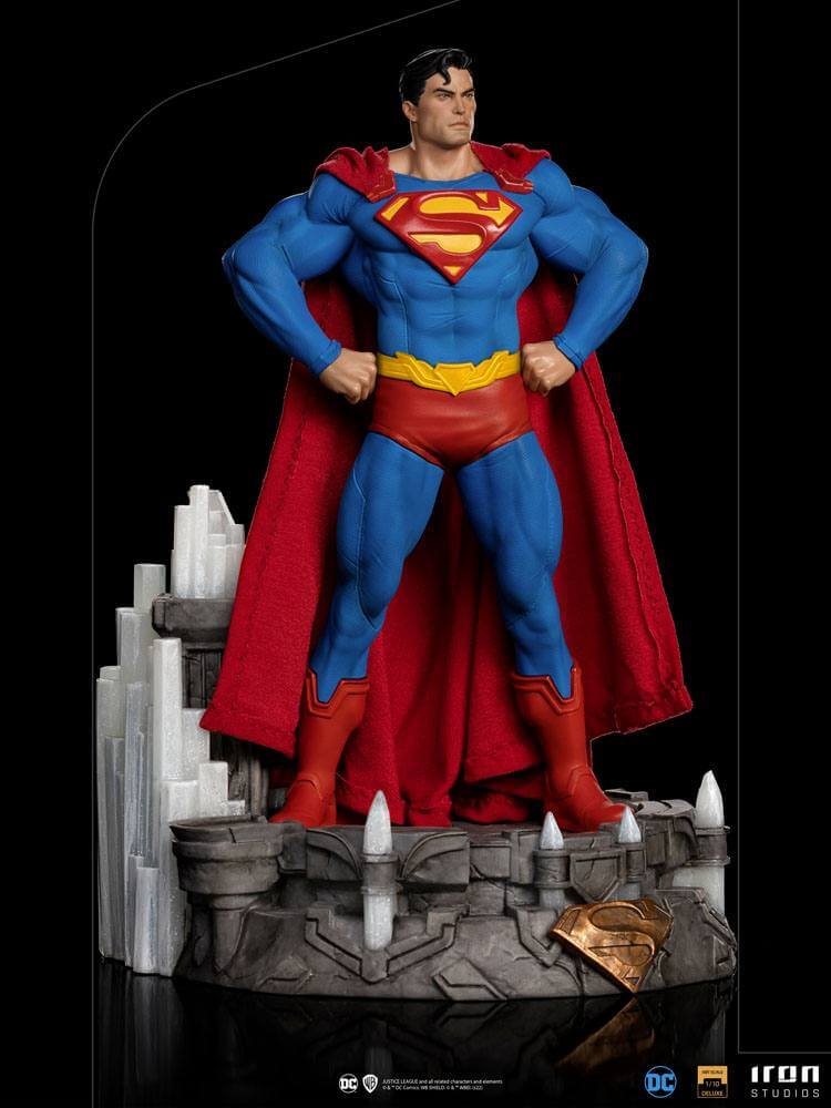 DC Comics Art Scale Statue 1/10 Superman Unleashed Deluxe 26cm - Scale Statue - Iron Studios - Hobby Figures UK
