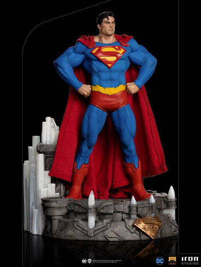 DC Comics Art Scale Statue 1/10 Superman Unleashed Deluxe 26cm - Scale Statue - Iron Studios - Hobby Figures UK