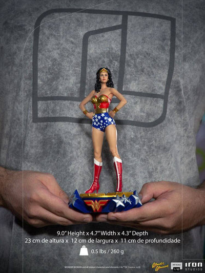 DC Comics Deluxe Art Scale Statue 1/10 Wonder Woman Lynda Carter 23cm - Scale Statue - Iron Studios - Hobby Figures UK