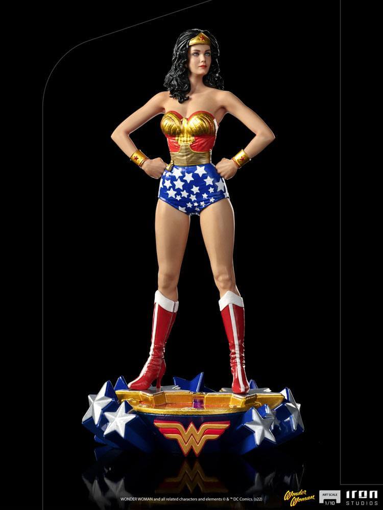 DC Comics Deluxe Art Scale Statue 1/10 Wonder Woman Lynda Carter 23cm - Scale Statue - Iron Studios - Hobby Figures UK