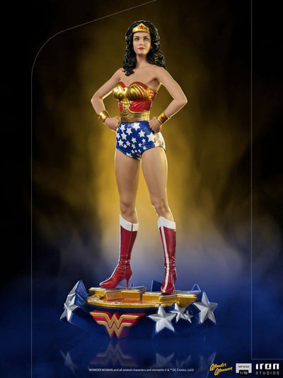DC Comics Deluxe Art Scale Statue 1/10 Wonder Woman Lynda Carter 23cm - Scale Statue - Iron Studios - Hobby Figures UK
