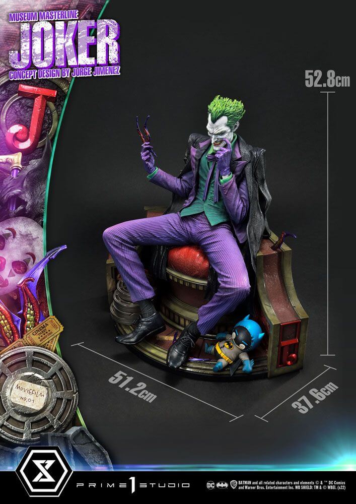 DC Comics Statue 1/3 The Joker Concept Design by Jorge Jimenez 53cm - Scale Statue - Prime 1 Studio - Hobby Figures UK