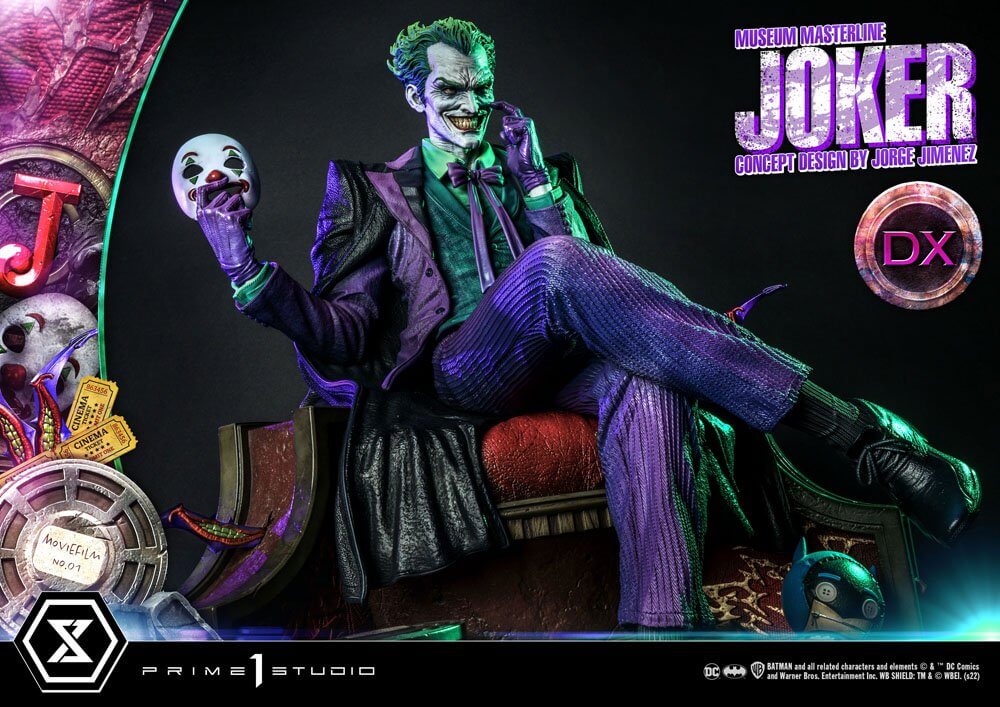 DC Comics Statue 1/3 The Joker Deluxe Bonus Version Concept Design by Jorge Jimenez 53cm - Scale Statue - Prime 1 Studio - Hobby Figures UK