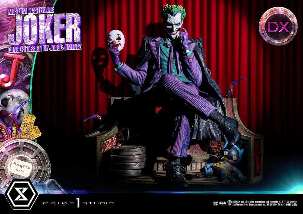 DC Comics Statue 1/3 The Joker Deluxe Bonus Version Concept Design by Jorge Jimenez 53cm - Scale Statue - Prime 1 Studio - Hobby Figures UK
