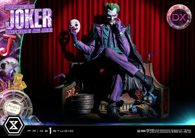DC Comics Statue 1/3 The Joker Deluxe Bonus Version Concept Design by Jorge Jimenez 53cm - Scale Statue - Prime 1 Studio - Hobby Figures UK
