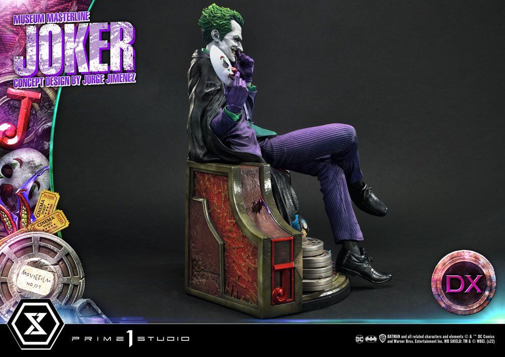 DC Comics Statue 1/3 The Joker Deluxe Bonus Version Concept Design by Jorge Jimenez 53cm - Scale Statue - Prime 1 Studio - Hobby Figures UK