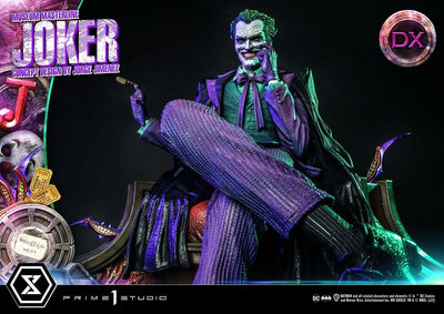 DC Comics Statue 1/3 The Joker Deluxe Bonus Version Concept Design by Jorge Jimenez 53cm - Scale Statue - Prime 1 Studio - Hobby Figures UK