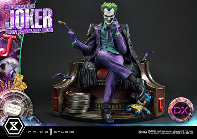 DC Comics Statue 1/3 The Joker Deluxe Bonus Version Concept Design by Jorge Jimenez 53cm - Scale Statue - Prime 1 Studio - Hobby Figures UK