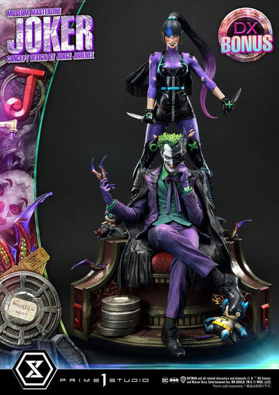 DC Comics Statue 1/3 The Joker Deluxe Bonus Version Concept Design by Jorge Jimenez 53cm - Scale Statue - Prime 1 Studio - Hobby Figures UK