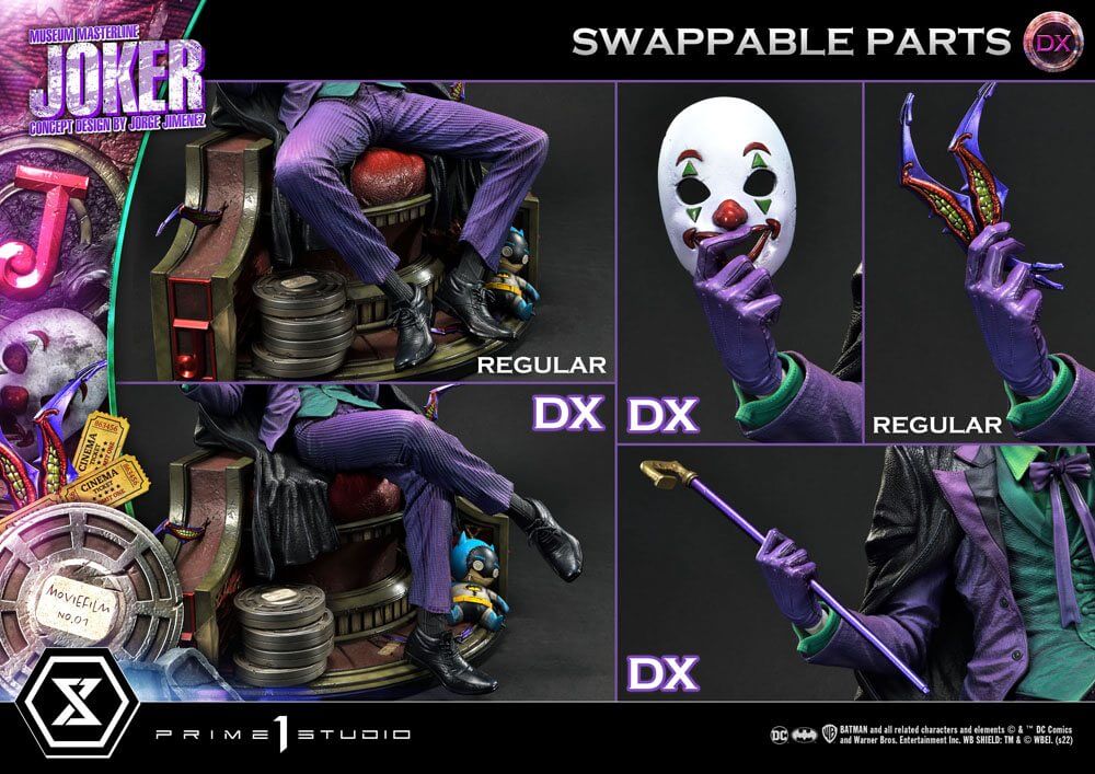 DC Comics Statue 1/3 The Joker Deluxe Bonus Version Concept Design by Jorge Jimenez 53cm - Scale Statue - Prime 1 Studio - Hobby Figures UK