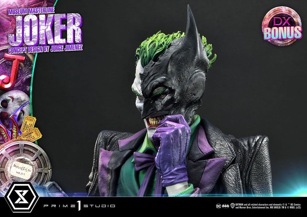 DC Comics Statue 1/3 The Joker Deluxe Bonus Version Concept Design by Jorge Jimenez 53cm - Scale Statue - Prime 1 Studio - Hobby Figures UK