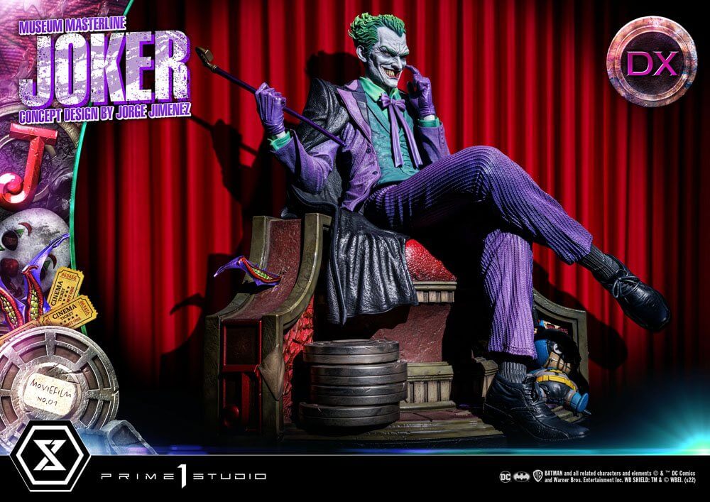 DC Comics Statue 1/3 The Joker Deluxe Bonus Version Concept Design by Jorge Jimenez 53cm - Scale Statue - Prime 1 Studio - Hobby Figures UK