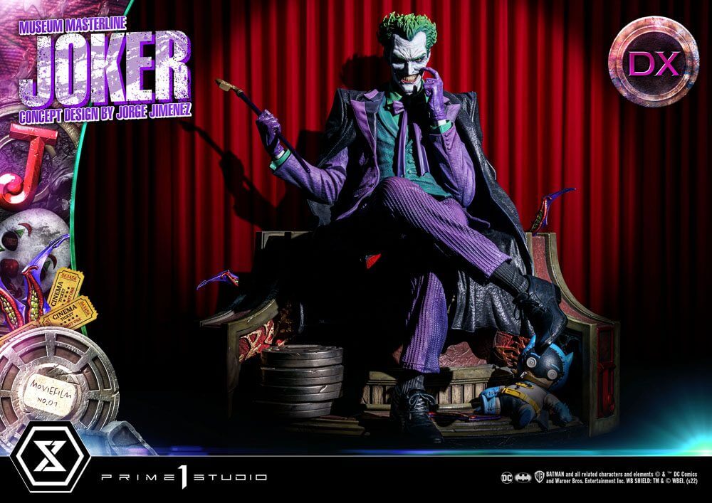 DC Comics Statue 1/3 The Joker Deluxe Bonus Version Concept Design by Jorge Jimenez 53cm - Scale Statue - Prime 1 Studio - Hobby Figures UK