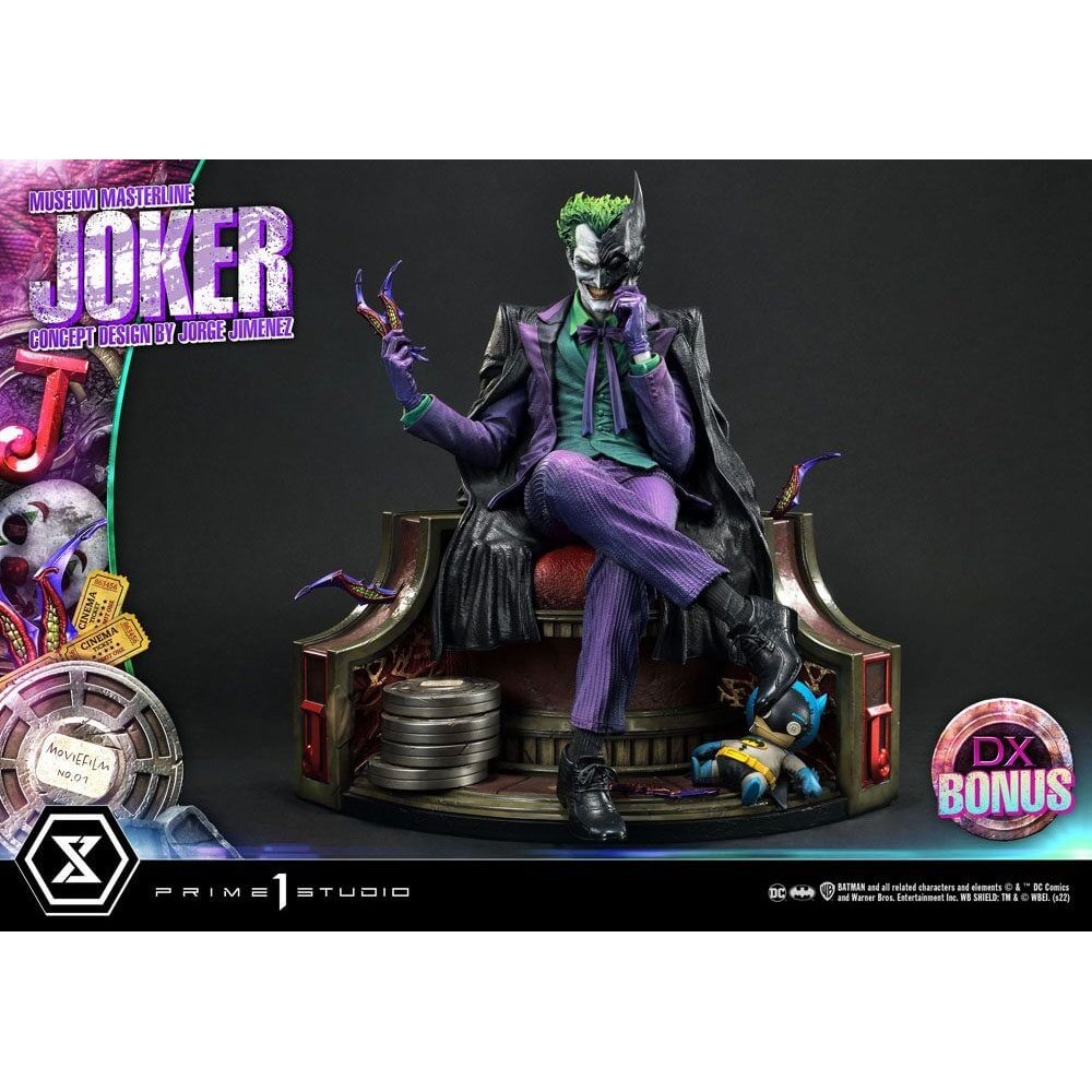 DC Comics Statue 1/3 The Joker Deluxe Bonus Version Concept Design by Jorge Jimenez 53cm