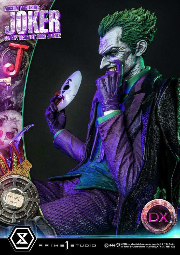 DC Comics Statue 1/3 The Joker Deluxe Bonus Version Concept Design by Jorge Jimenez 53cm - Scale Statue - Prime 1 Studio - Hobby Figures UK