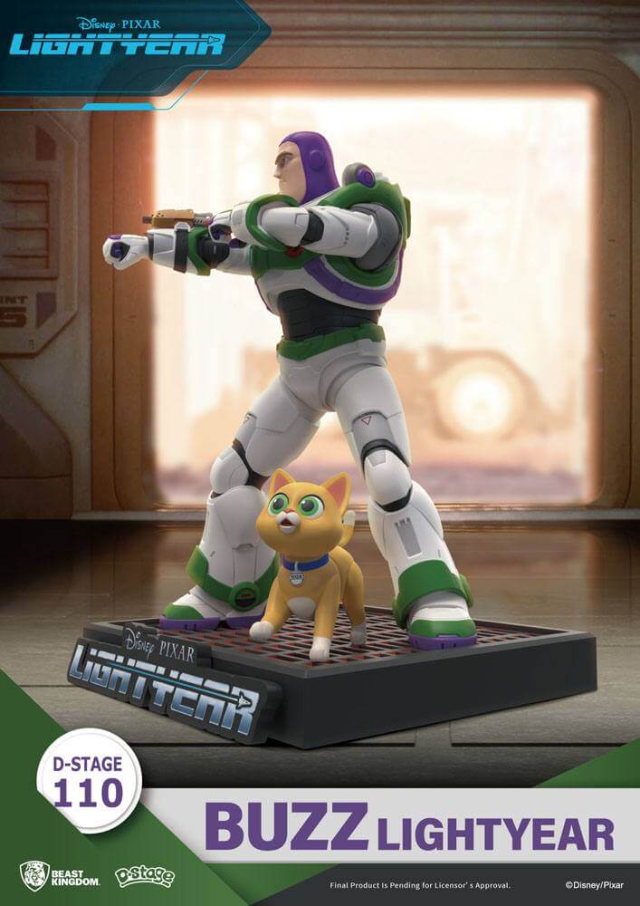 Lightyear D-Stage PVC Diorama Buzz Lightyear 15cm - Scale Statue - Beast Kingdom Toys - Hobby Figures UK