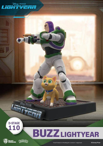 Lightyear D-Stage PVC Diorama Buzz Lightyear 15cm - Scale Statue - Beast Kingdom Toys - Hobby Figures UK