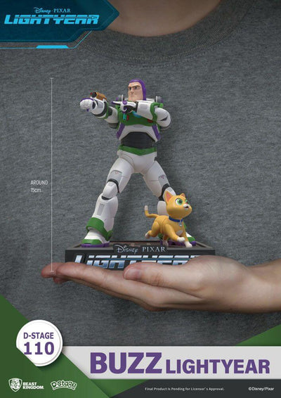 Lightyear D-Stage PVC Diorama Buzz Lightyear 15cm - Scale Statue - Beast Kingdom Toys - Hobby Figures UK