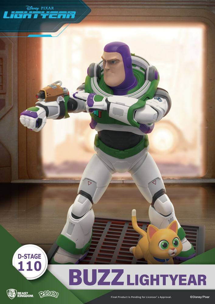 Lightyear D-Stage PVC Diorama Buzz Lightyear 15cm - Scale Statue - Beast Kingdom Toys - Hobby Figures UK