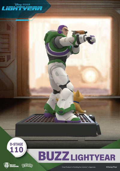 Lightyear D-Stage PVC Diorama Buzz Lightyear 15cm - Scale Statue - Beast Kingdom Toys - Hobby Figures UK
