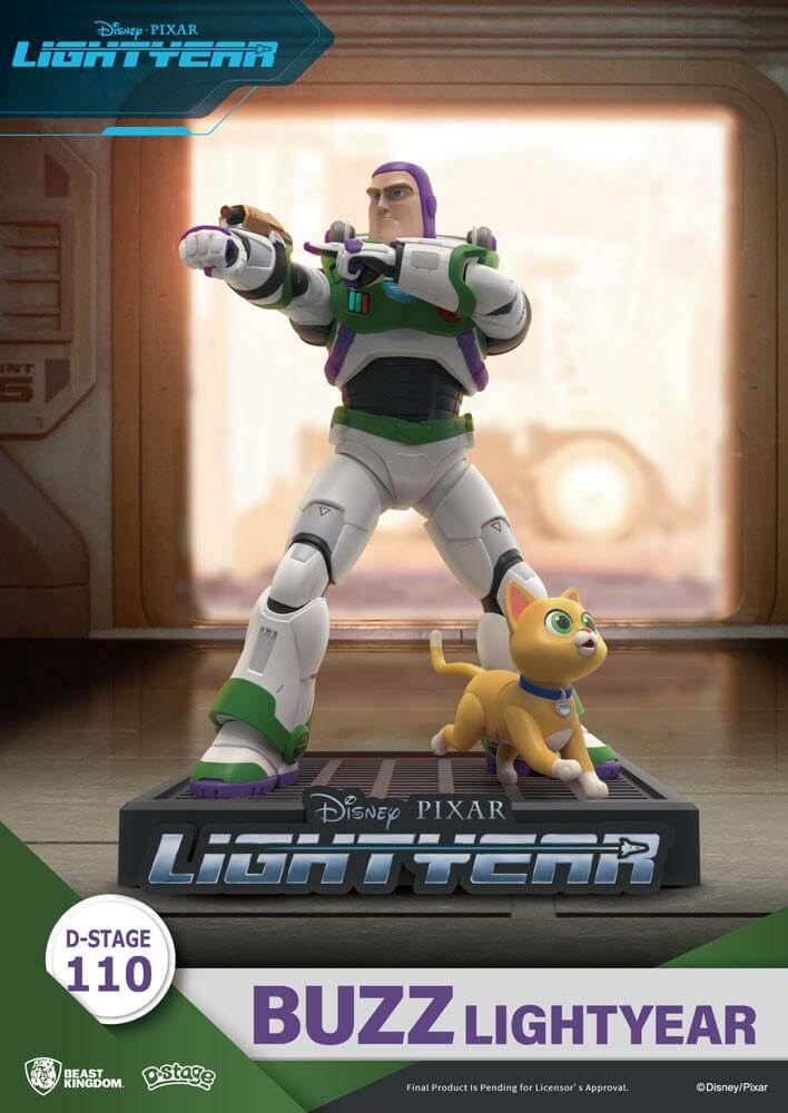 Lightyear D-Stage PVC Diorama Buzz Lightyear 15cm - Scale Statue - Beast Kingdom Toys - Hobby Figures UK