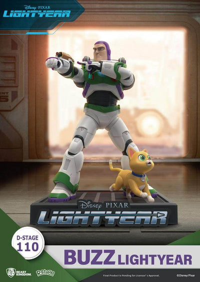 Lightyear D-Stage PVC Diorama Buzz Lightyear 15cm - Scale Statue - Beast Kingdom Toys - Hobby Figures UK