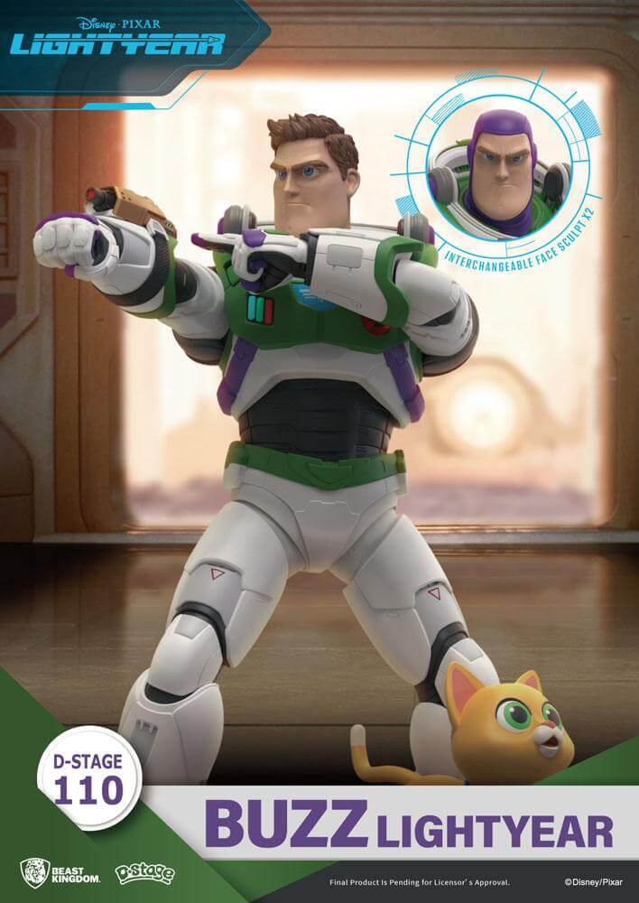 Lightyear D-Stage PVC Diorama Buzz Lightyear 15cm - Scale Statue - Beast Kingdom Toys - Hobby Figures UK