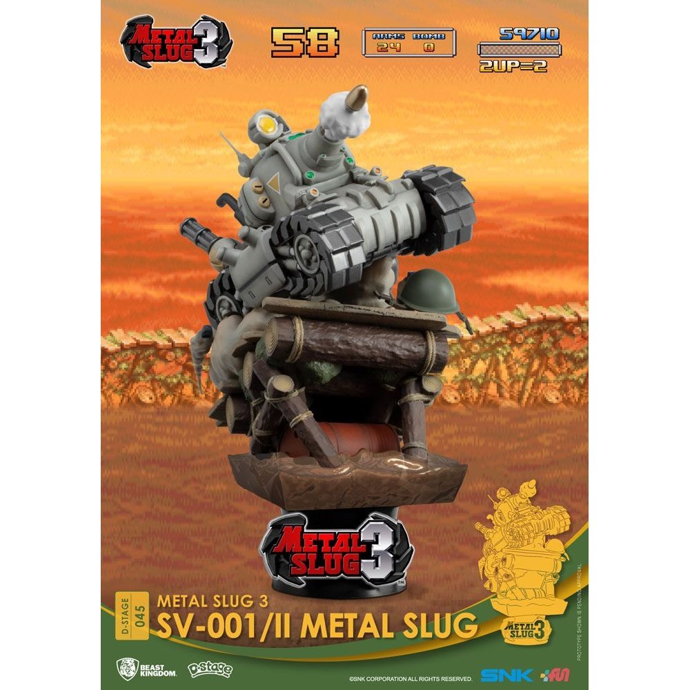 Metal Slug D-Stage PVC Diorama SV-001/II Metal Slug 16cm - Scale Statue - Beast Kingdom Toys - Hobby Figures UK
