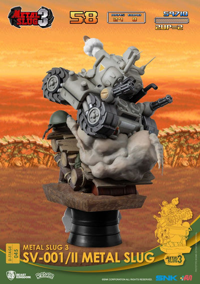Metal Slug D-Stage PVC Diorama SV-001/II Metal Slug Closed Box Version 16cm - Scale Statue - Beast Kingdom Toys - Hobby Figures UK