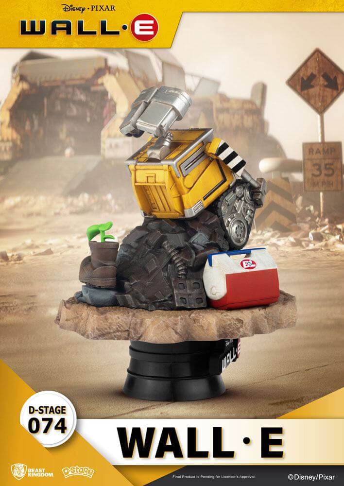 Wall-E D-Stage PVC Diorama Wall-E 14cm - Scale Statue - Beast Kingdom Toys - Hobby Figures UK