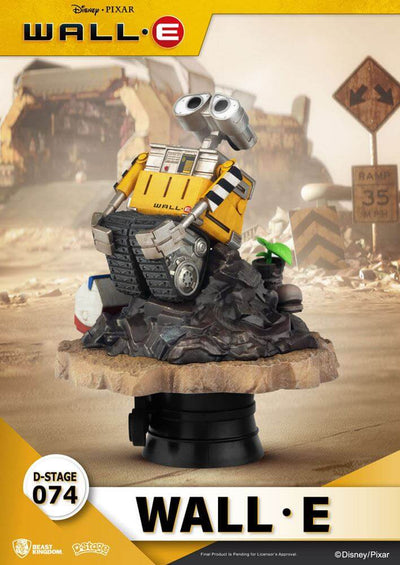 Wall-E D-Stage PVC Diorama Wall-E 14cm - Scale Statue - Beast Kingdom Toys - Hobby Figures UK