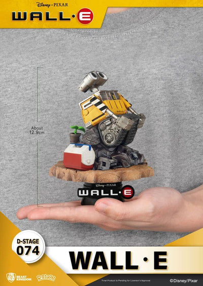 Wall-E D-Stage PVC Diorama Wall-E 14cm - Scale Statue - Beast Kingdom Toys - Hobby Figures UK