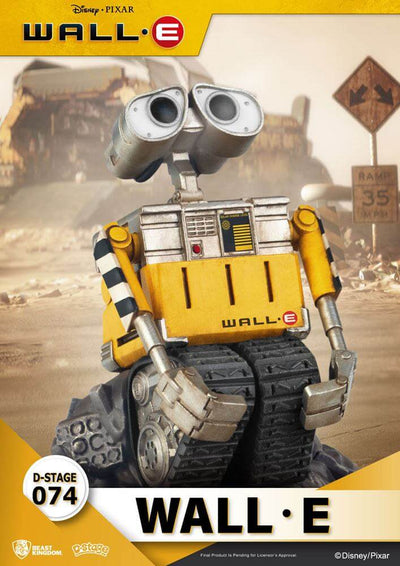 Wall-E D-Stage PVC Diorama Wall-E 14cm - Scale Statue - Beast Kingdom Toys - Hobby Figures UK