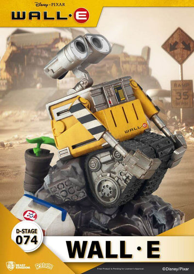Wall-E D-Stage PVC Diorama Wall-E 14cm - Scale Statue - Beast Kingdom Toys - Hobby Figures UK