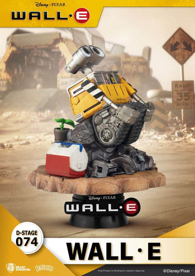 Wall-E D-Stage PVC Diorama Wall-E 14cm - Scale Statue - Beast Kingdom Toys - Hobby Figures UK