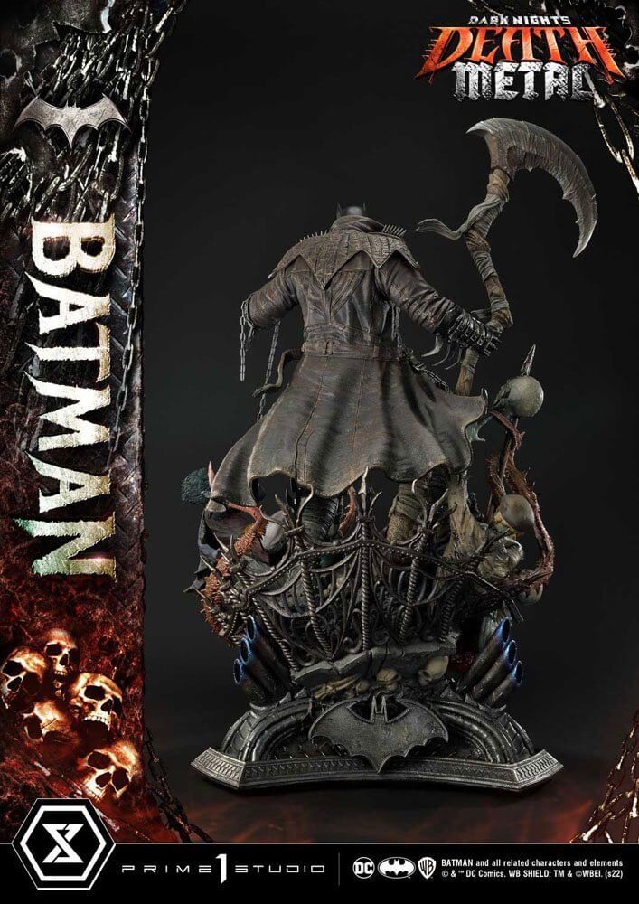 Dark Knights: Metal Statue 1/3 Death Metal Batman 105cm - Scale Statue - Prime 1 Studio - Hobby Figures UK