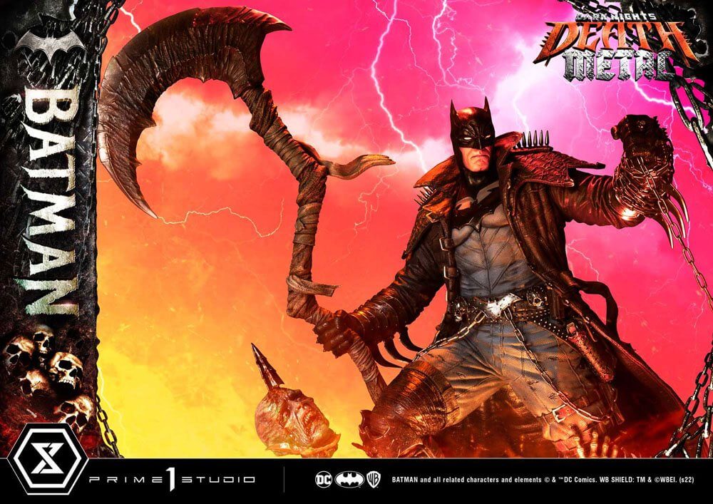 Dark Knights: Metal Statue 1/3 Death Metal Batman 105cm - Scale Statue - Prime 1 Studio - Hobby Figures UK