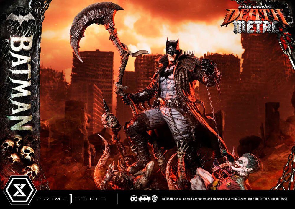 Dark Knights: Metal Statue 1/3 Death Metal Batman 105cm - Scale Statue - Prime 1 Studio - Hobby Figures UK