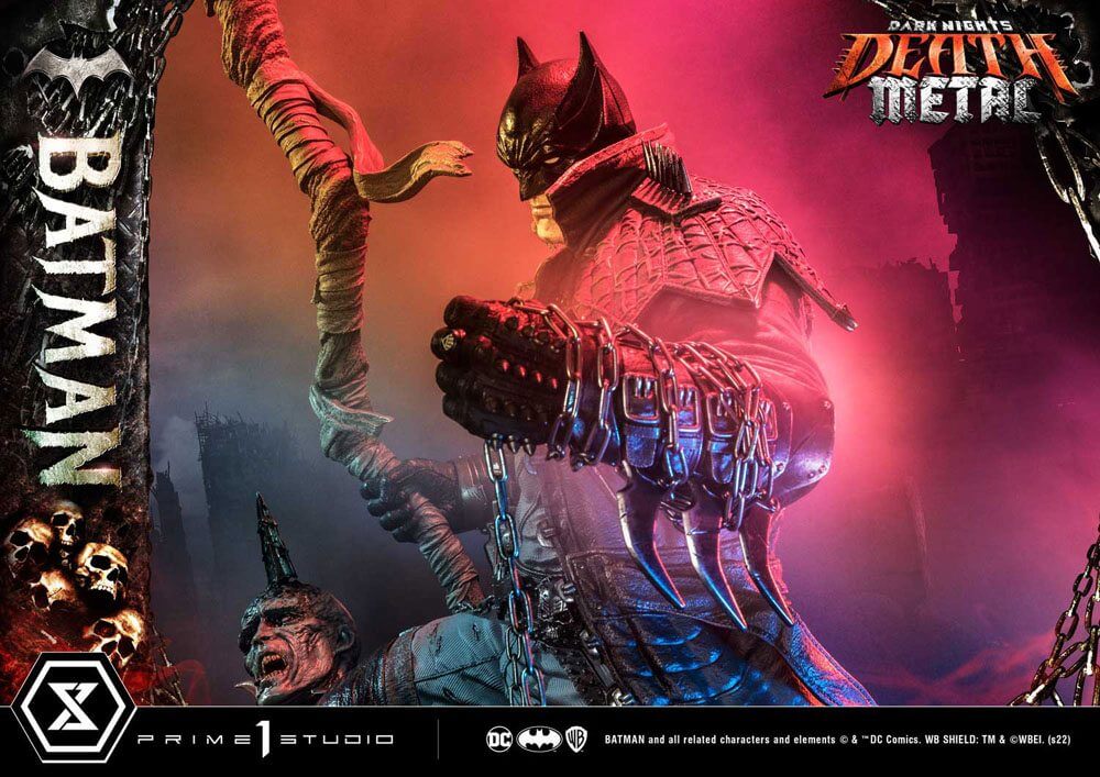 Dark Knights: Metal Statue 1/3 Death Metal Batman 105cm - Scale Statue - Prime 1 Studio - Hobby Figures UK