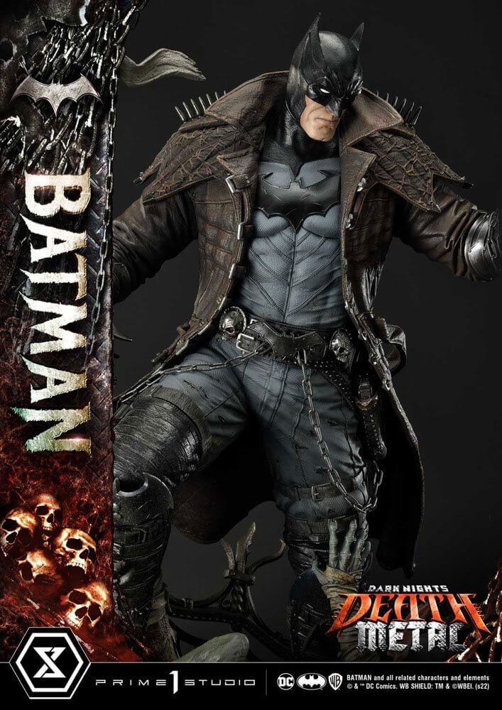 Dark Knights Metal Statue 1 3 Death Metal Batman 105cm Hobby Figures
