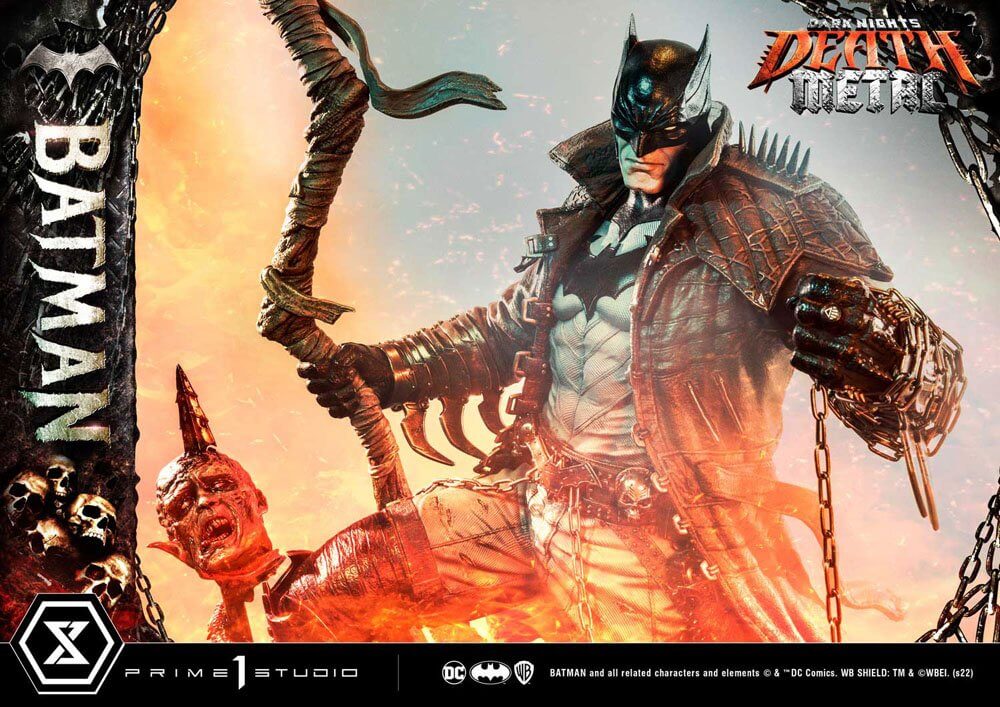 Dark Knights: Metal Statue 1/3 Death Metal Batman 105cm - Scale Statue - Prime 1 Studio - Hobby Figures UK