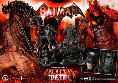 Dark Knights: Metal Statue 1/3 Death Metal Batman 105cm - Scale Statue - Prime 1 Studio - Hobby Figures UK