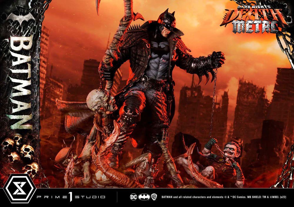 Dark Knights: Metal Statue 1/3 Death Metal Batman 105cm - Scale Statue - Prime 1 Studio - Hobby Figures UK