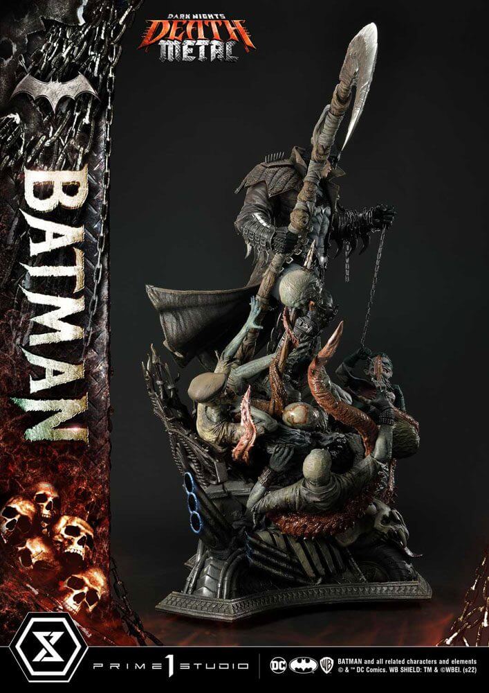 Dark Knights: Metal Statue 1/3 Death Metal Batman 105cm - Scale Statue - Prime 1 Studio - Hobby Figures UK