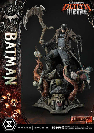 Dark Knights: Metal Statue 1/3 Death Metal Batman Deluxe Bonus Ver. 105cm - Scale Statue - Prime 1 Studio - Hobby Figures UK