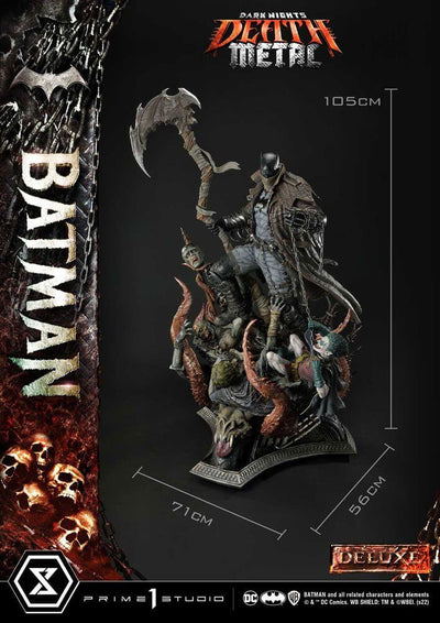 Dark Knights: Metal Statue 1/3 Death Metal Batman Deluxe Bonus Ver. 105cm - Scale Statue - Prime 1 Studio - Hobby Figures UK
