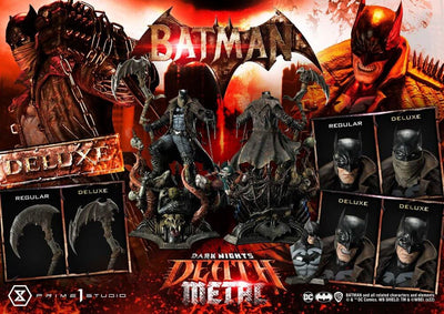Dark Knights: Metal Statue 1/3 Death Metal Batman Deluxe Bonus Ver. 105cm - Scale Statue - Prime 1 Studio - Hobby Figures UK