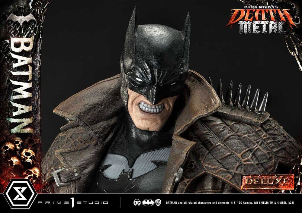 Dark Knights: Metal Statue 1/3 Death Metal Batman Deluxe Bonus Ver. 105cm - Scale Statue - Prime 1 Studio - Hobby Figures UK